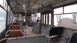 Поездка на ревучем троллейбусе ЗиУ-682Г