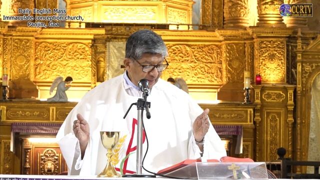CCRTV - English Mass - 22 February 24 - Fr. Walter De Sa - Immaculate Conception Church, Panajim смотреть онлайн