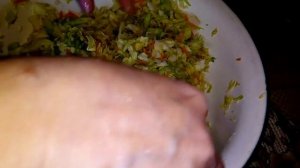 САЛАТ ИЗ СВЕЖЕЙ КАПУСТЫ, КАК В СТОЛОВОЙ! Постное блюдо.