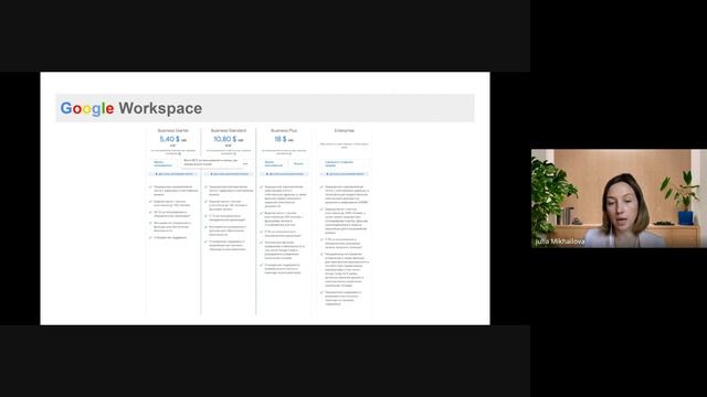 Вебинар Google Workspace для начинающих