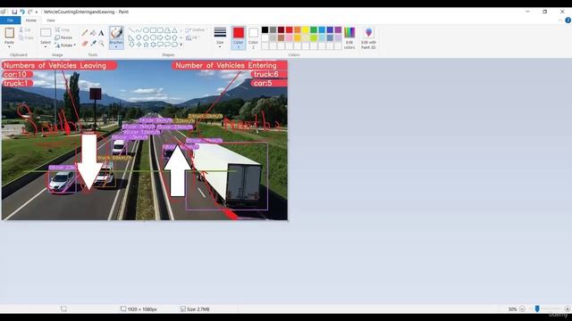 4.6. Vehicles Counting (Entering and Leaving) using YOLOv8 & DeepSORT Object Tracking смотреть онлайн