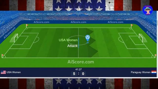 USA vs PARAGUAY WOMEN'S INTERNATIONAL FRIENDLY LIVE GAME CAST & CHAT смотреть онлайн