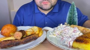 ASMR CHRISTMAS FOOD IN TURKEY MUKBANG (MERRY CHRISTMAS🎅🎄) EATING SOUNDS