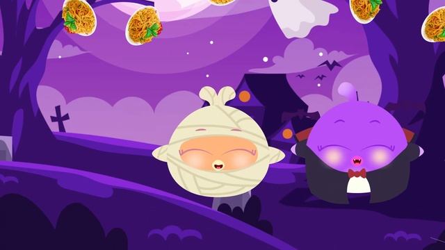 HALLOWEEN 🍭🎃 Yummy Food Song 🍝 Yummy Songs, Let's Sing Together | Funny Songs With Giligilis