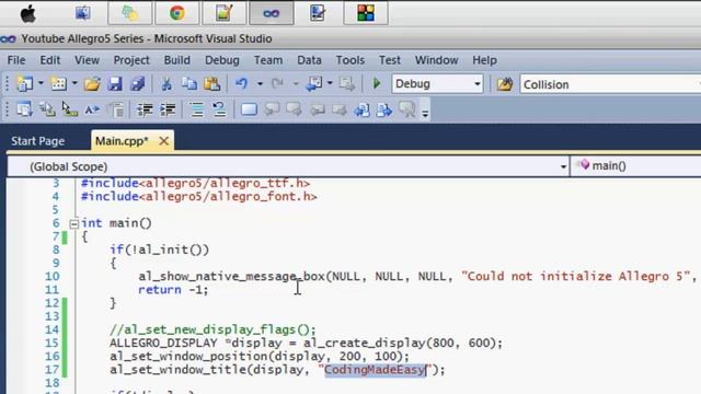 C++ Allegro 5 Made Easy Tutorial 4 - Window Properties смотреть онлайн