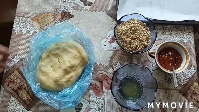 "Песочные колечки с ореховой присыпкой и джемом" от бабы Нади! смотреть онлайн