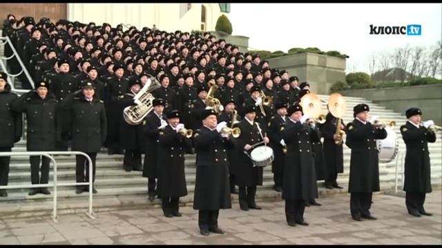 Массовое Исполнение Гимна России в Калиненграде смотреть онлайн