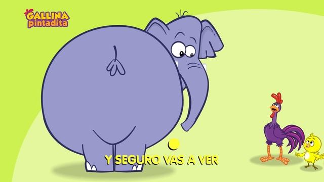 Es Tan Grande El Elefante - Gallina Pintadita 5 - Canciones Infantiles De La Gallina
