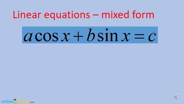 Solving trigonometric equations and radian measure смотреть онлайн