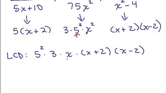 LCD Method 1 Part 2-rational expressions смотреть онлайн