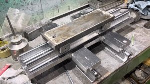 Самодельный плоскошлифовальный станок Крестовый стол.