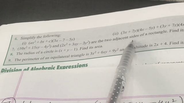 Class8th Maths solutions Ch11Algebraic Expressions Ex11.2(sum no.6,7,8,9)easy explained 👍 Subscribe смотреть онлайн