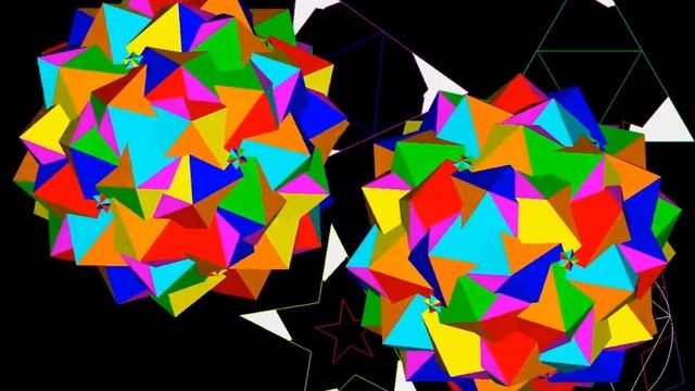 great snub icosidodecahedron & dual R and L 3-folds axis.1_all смотреть онлайн