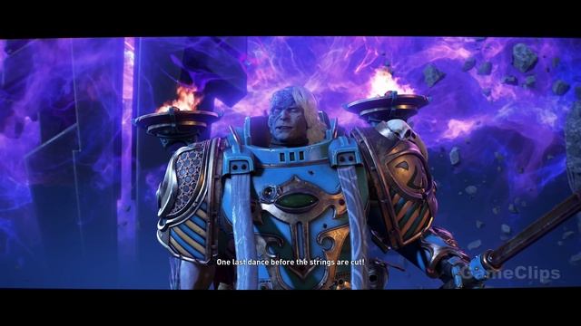 Warhammer 40K Ultramarines Vs Chaos Space Marines Army Battle Scene Cinematic