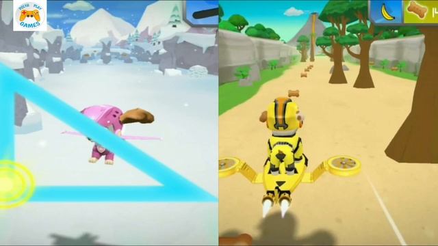 Щенячий патруль игра Paw patrol В полет Спасательная операция Крепыш против Скай смотреть онлайн