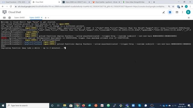 Deploying a Feathers application to Google Cloud Functions смотреть онлайн