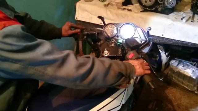 Первый запуск Kawasaki EX-4 после замены двигателя смотреть онлайн