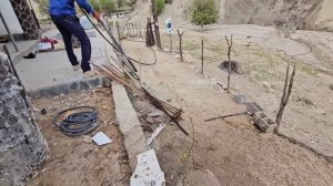 The Peren family,who came to the village for the engagement ceremony, became guests of Babak's hous
