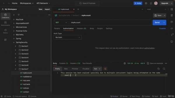 063 Concurrent Session Control configurations