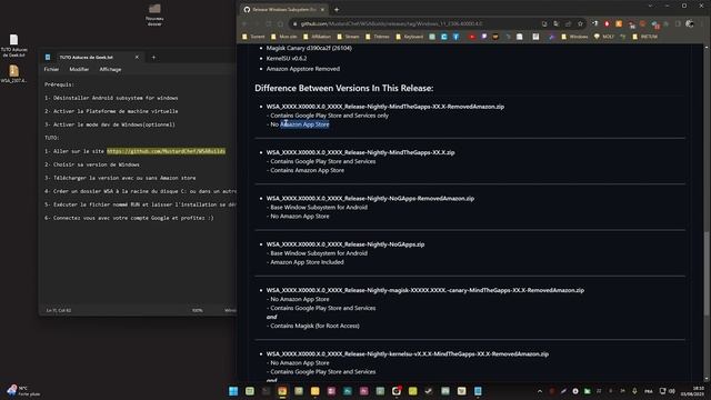 Installer le Play Store Google sur Windows 10 et Windows 11 смотреть онлайн