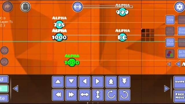 Geometry dash - The alpha BG trigger... #geometrydash смотреть онлайн