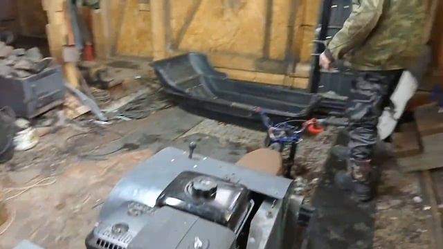 Самоделки для тайги. Мотобуксировщик, доработка. смотреть онлайн