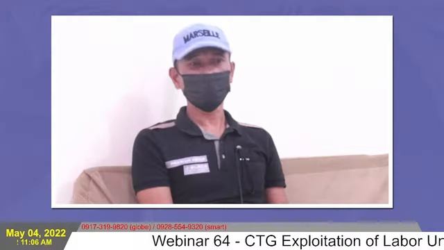WEBINAR 64 - May 4, 2022 / CTG Exploitation of Labor Unions смотреть онлайн