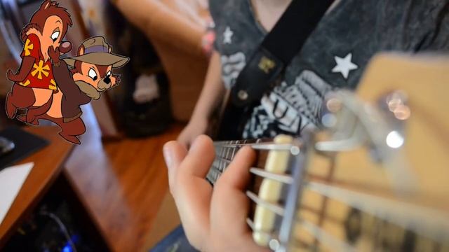 Chip'N'Dale - Theme Song Rock (guitar cover) смотреть онлайн