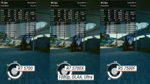 Ryzen 7 5700 vs Ryzen 7 5700X vs Ryzen 5 7500F w/ RTX 4090: Test in 7 games