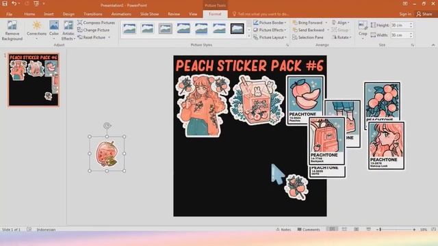 PEACH STICKER PACK #6 | FREE STICKER смотреть онлайн
