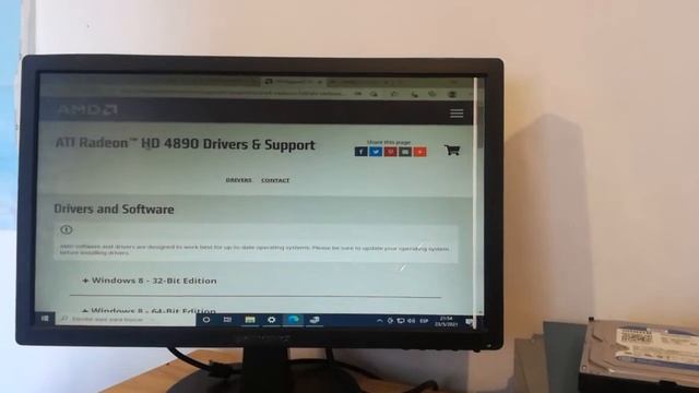 Prueba de ATI Radeon HD4890 con Windows 10 смотреть онлайн