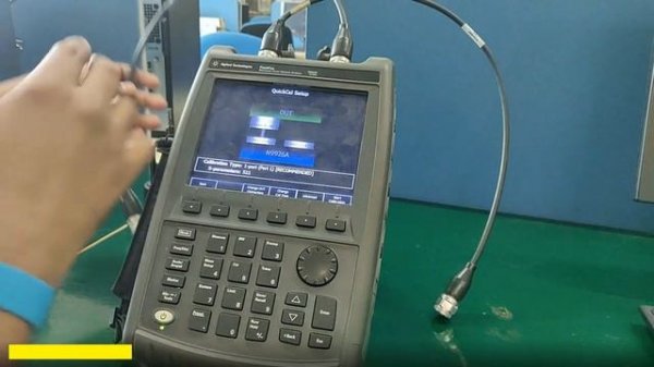 Quickcal in Keysight FieldFox Handheld VNA Vector Network Analyzer | Calibration Setup and Settings