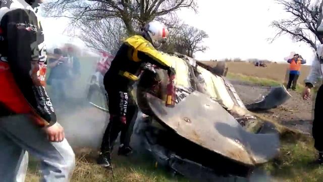 Szeja crash Valašská Rally 2015 смотреть онлайн