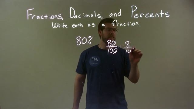 Write as a Fraction 80% смотреть онлайн