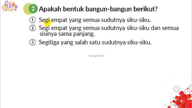 Pembahasan Persoalan 1 Segitiga Segiempat Hal 73 Vol 2 Bab 14 Perkalian Kelas 2 Kurikulum Merdeka смотреть онлайн