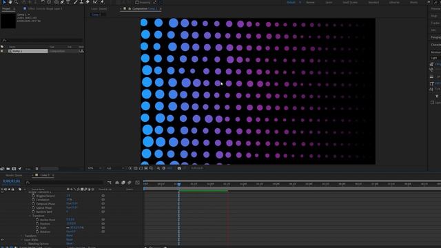 Infinite Dots Background After Effects Tutorial смотреть онлайн