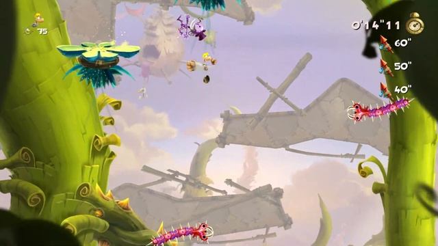 (Progression) Rayman Legends Invasion 2-4 (20"03) (Switch) смотреть онлайн