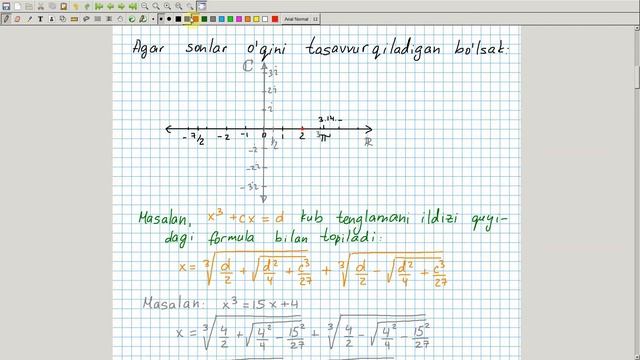 Kompleks Sonlar Va Ular Ustida Amallar. Kompleks Sonni Tasvirlash (1-qism). Algebra 10-sinf. 57-dar