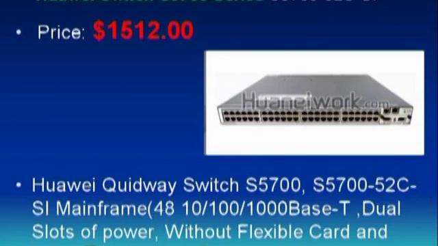 Buy Huawei S5700-52C-SI Price: $1512.00, Huawei S5700 Switch Series - Huanetwork.com смотреть онлайн
