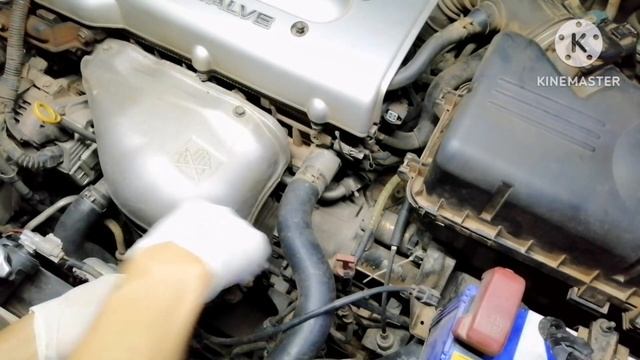 ไฟเครื่องโชว์ เครื่องสดุด ลบโค้ดไม่หาย เปลี่ยน A/F เซ็นเซอร์ Toyota Camry Acv30 2004 L EP.226