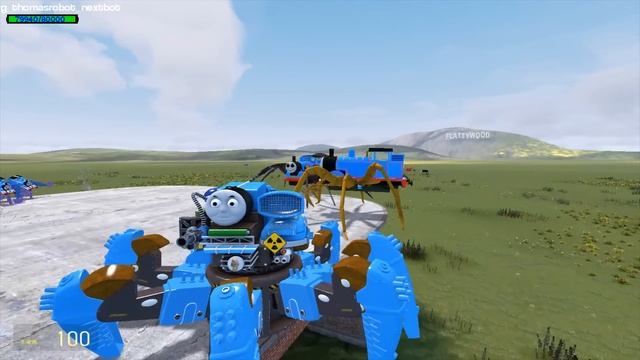 Destroy All New Cursed Thomas The Train Family in Garry's Mod смотреть онлайн