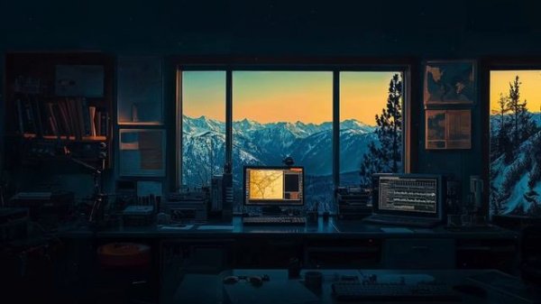 💿💀The Mountain LAB 2 _ Dark Ambient Focus Music [ALONE]