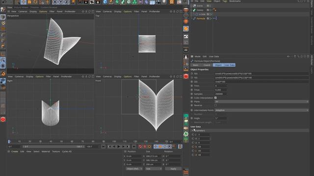 Cinema 4D Tutorial - Formula Spline Control смотреть онлайн