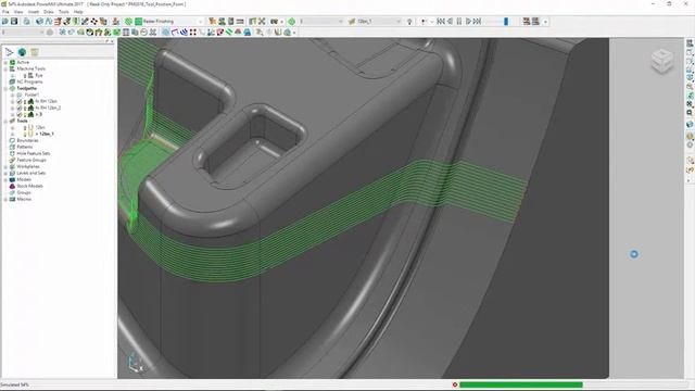 PowerMill. Полномасштабная чистовая обработка