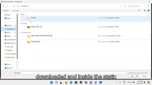 Avalonia Tutorial: How to use Custom Fonts in Avalonia | Google Fonts | WPF