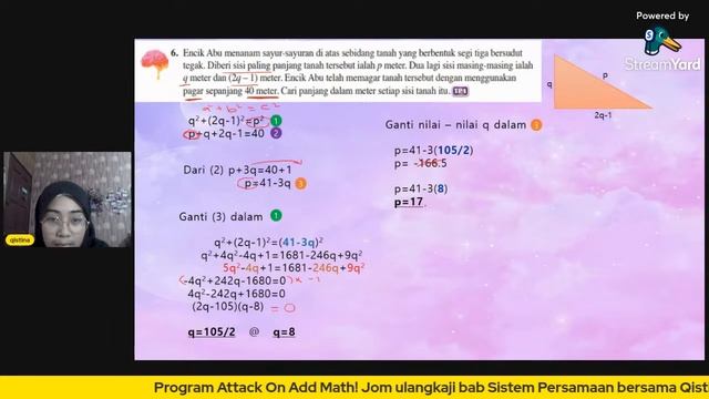 ATTACK ON ADD MATH - SISTEM PERSAMAAN смотреть онлайн
