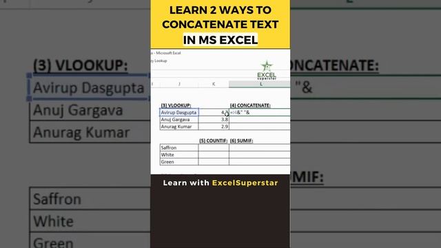 2 ways to Concatenate Text смотреть онлайн