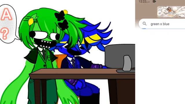 Green y blue reaccionaba a:GREEN X BLUE RAIMBOW FRIENDS :0#nocopyrightmusic#memes #fnf (termina mal смотреть онлайн