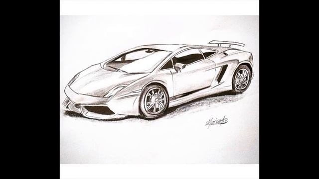 Drawing - Lamborghini Gallardo смотреть онлайн