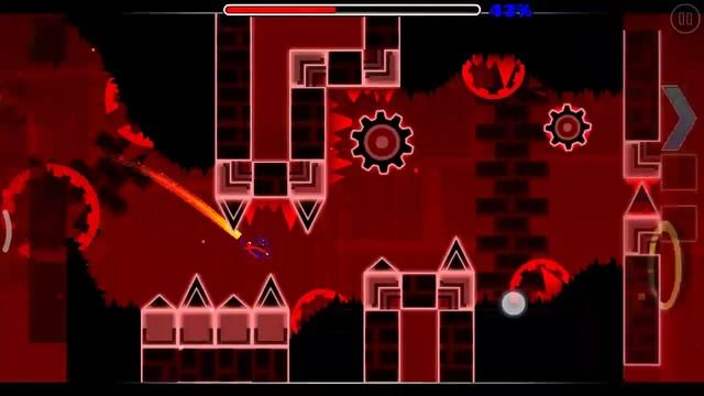 прохожу блудбаф в Geometry Dash